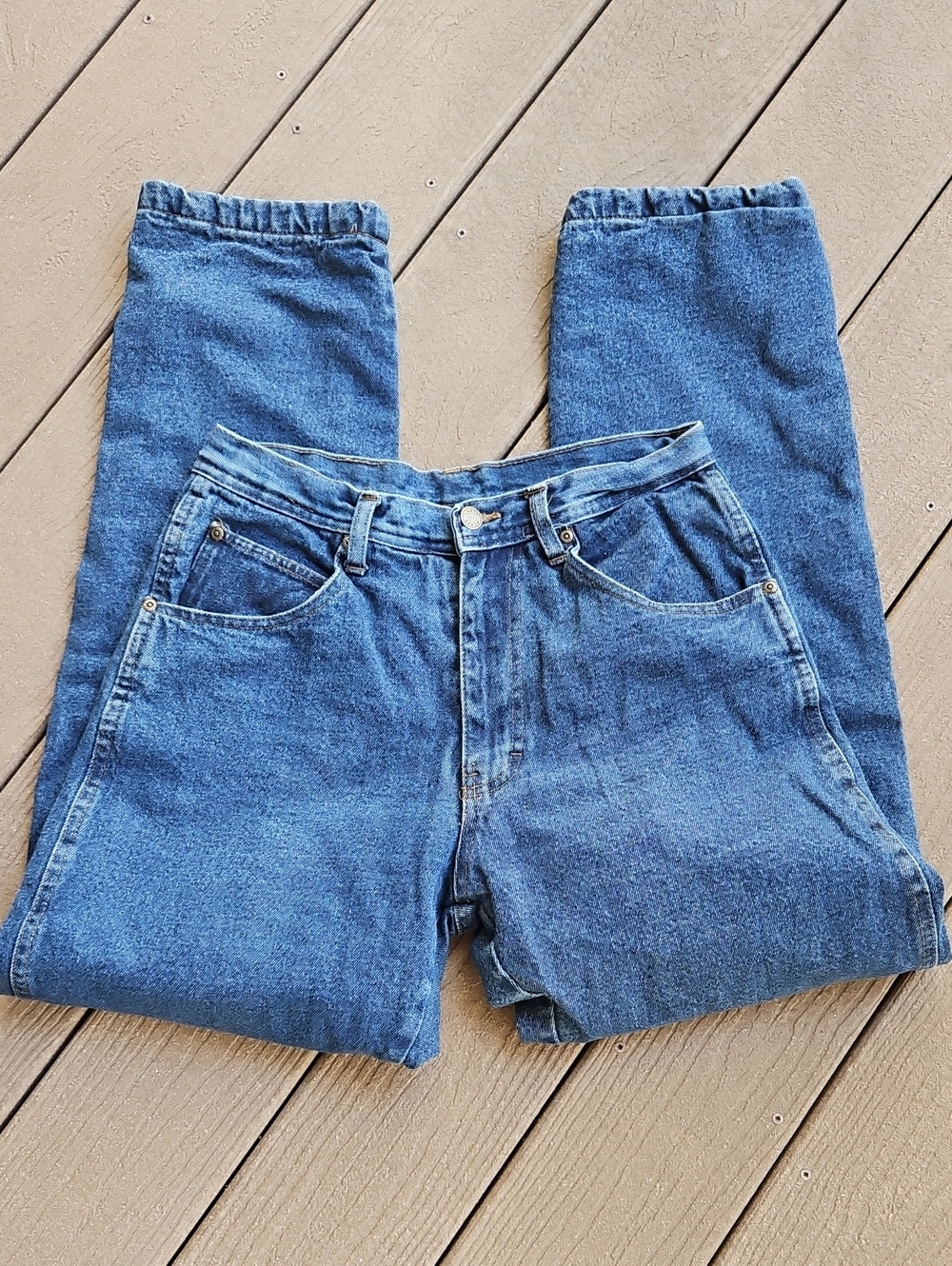 LAKIN McKEY Trading Co Blue Denim Jeans Women's 8 Insulated Lined